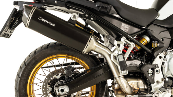 Remus 2018 BMW F 750 GS 4G85 57 kW (Euro 4) Black Hawk Black Slip On - 64782 085518 by Remus