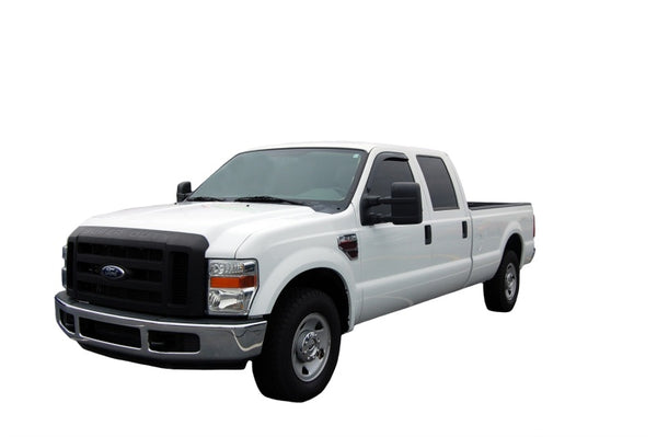 AVS 99-16 Ford F-250 Standard Cab Ventvisor Outside Mount Window Deflectors 2pc - Smoke - 92503 for 1999-2016 Ford F 250 - fr