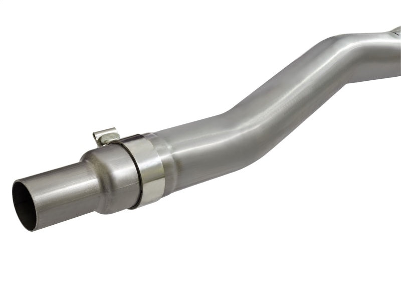 aFe MACHForce XP Exhausts Cat-Back SS-304 EXH w/ Black Tips 15-16 Ford Mustang EcoBoost 2.3L (t) - 49-33084-B