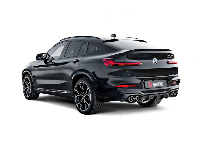 Akrapovic 2022+ BMW X4 M / X4 M Competition (F98) Slip-On Line (Titanium) (Req. Tips) - S-BM/T/29H for 2022-2025 BMW X4 - ang