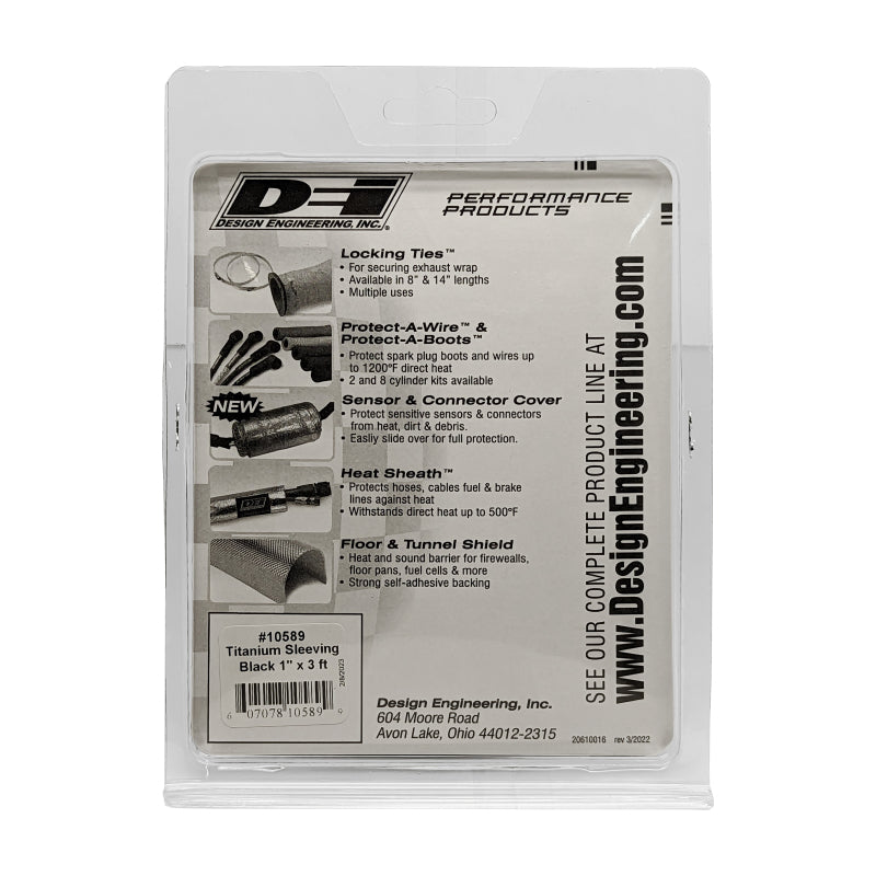 DEI Protect-A-Sleeve 1in I.D. x 36in - Black Titanium - 10589