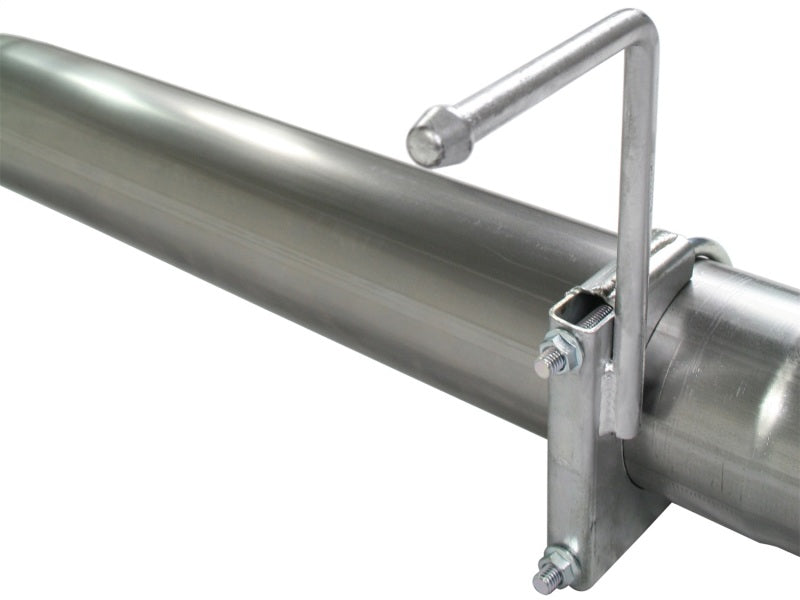 aFe MACHForce XP 4in DPF-Back SS Exhaust 5/07-10 GM Diesel Trucks V8-6.6L (td) LMM - 49-44004