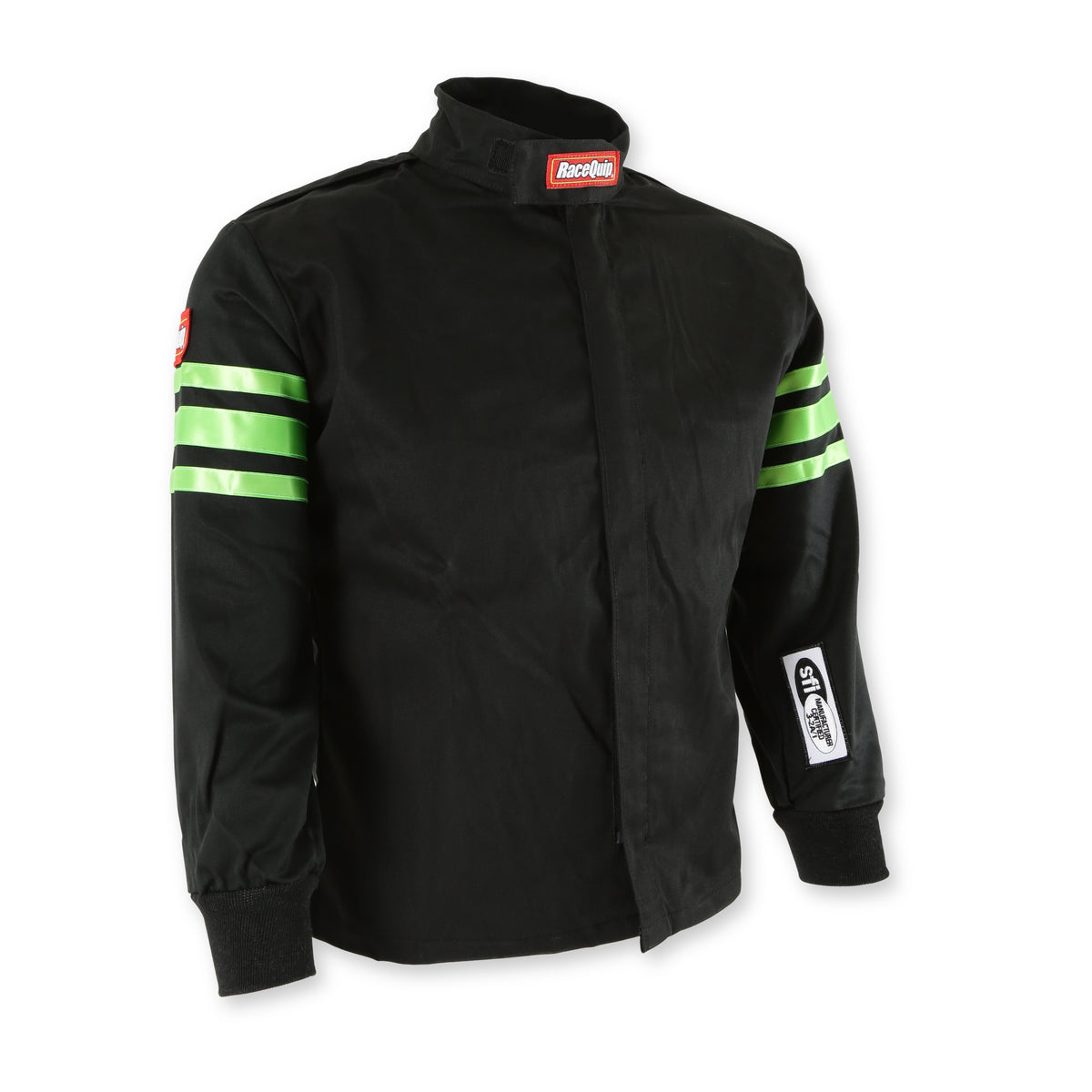 RaceQuip Green Trim SFI-1 JR. Jacket - Kids Small