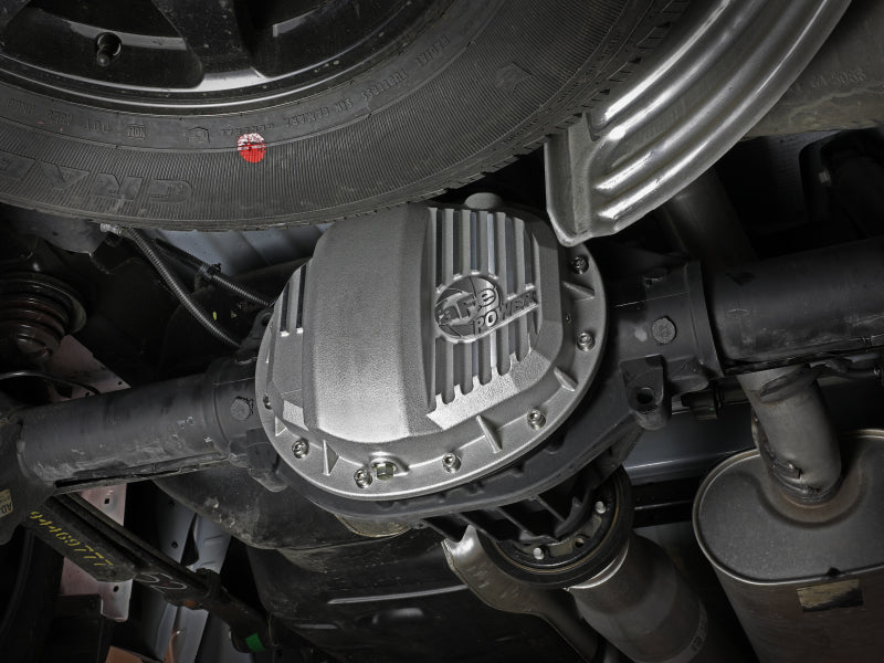 aFe Pro Series GMCH 9.5 Rear Diff Cover Raw w/ Machined Fins 19-20 GM Silverado/Sierra 1500 - 46-71140A