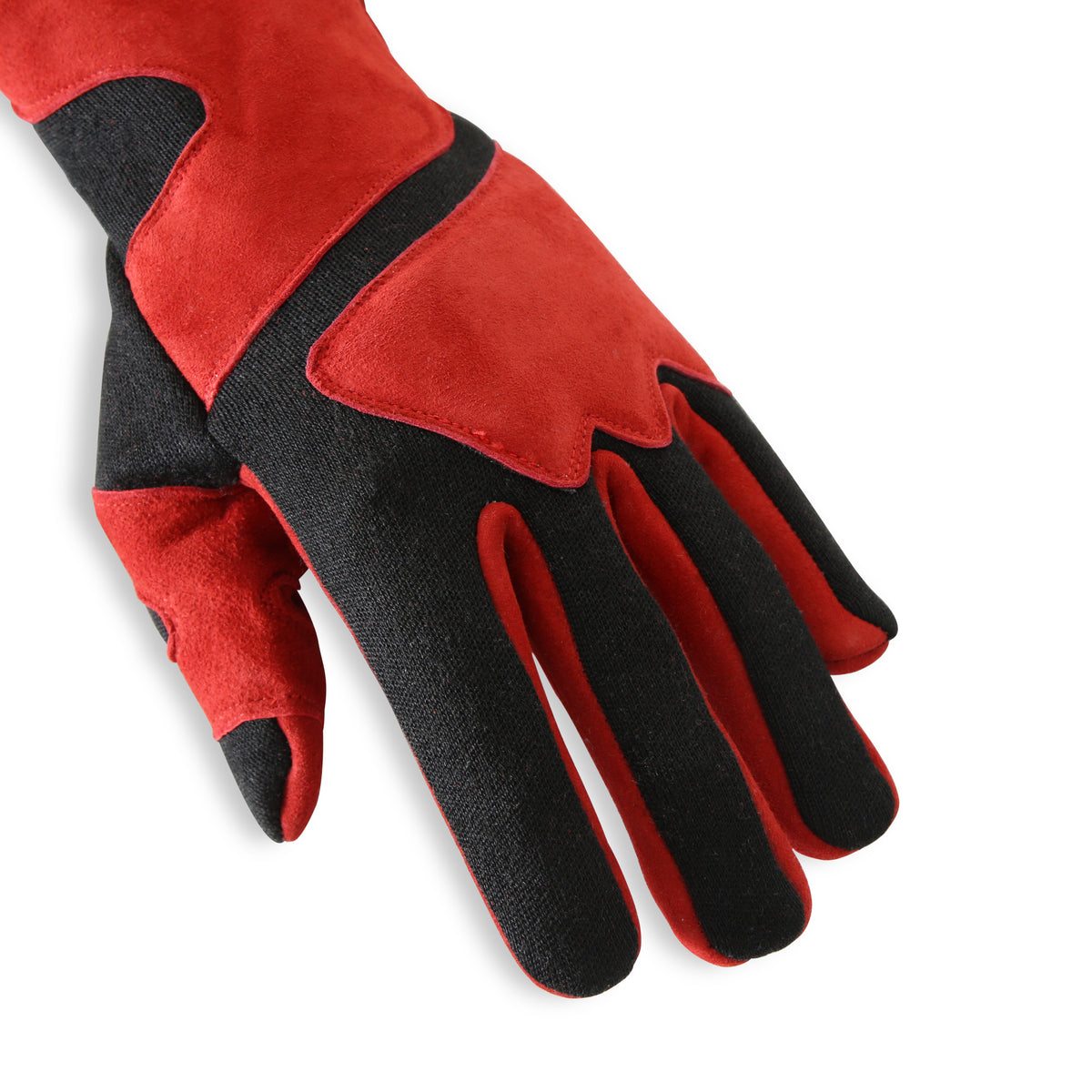RaceQuip SFI-5 Red/Black XL Long Angle Cut Glove