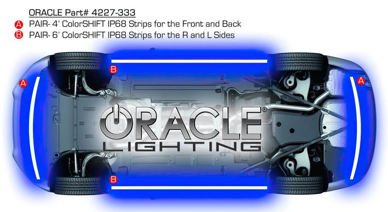 Oracle Universal LED Underbody Kit - ColorSHIFT SEE WARRANTY - 4227-333