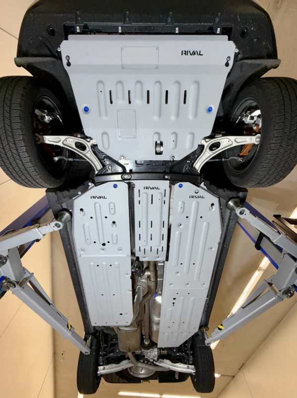 Rival 22-26 Ford Ranger Ford Maverick Hybrid Aluminum Driver Underside Skid Plate - 2333.1895.1