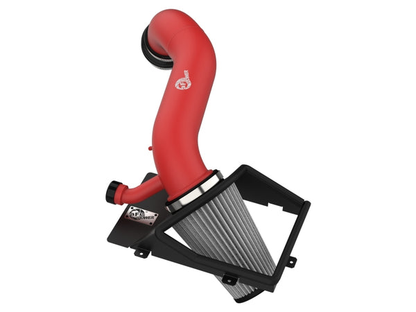 aFe Rapid 15-21 VW GTI L4 2.0L Induction Red Edition Cold Air Intake System w/ Pro DRY S Filter - 52-10020DR