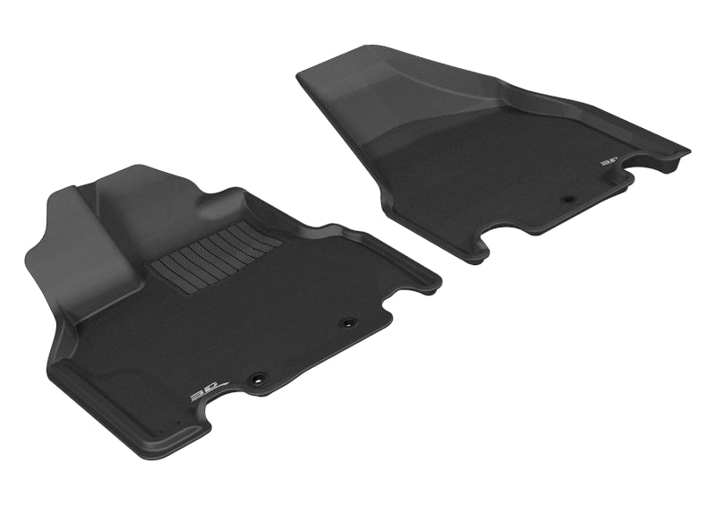 3D MAXpider 2011-2017 Honda Odyssey EX Kagu 1st Row Floormat - Black - L1HD03811509