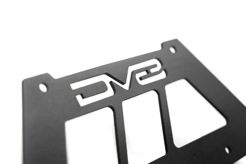 DV8 Offroad Fairlead Mounted Flip-Up License Plate Bracket - LPBM-02