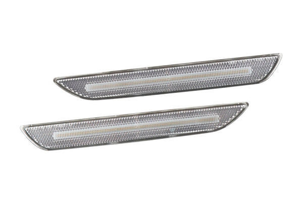 Diode Dynamics 15-23 Ford Mustang LED Sidemarkers Clear (set) - DD5002 for 2015-2023 Ford Mustang - front view