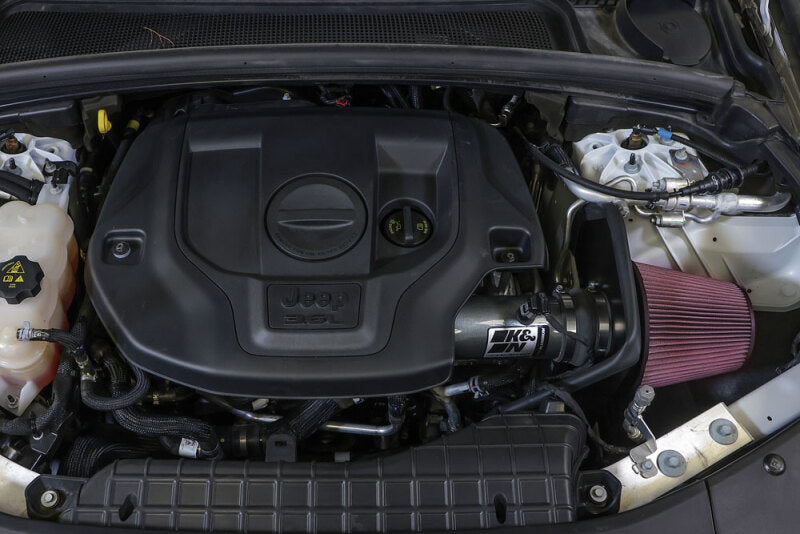 K&amp;N 22-24 Jeep Grand Cherokee L/WL 3.6L V6 Performance Air Intake System - 77-1587KC