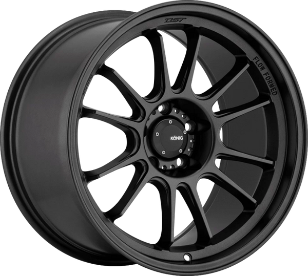 Konig Hypergram 18x12 5x114.3 ET20 Matte Black Wheel - HG28514205 by Konig