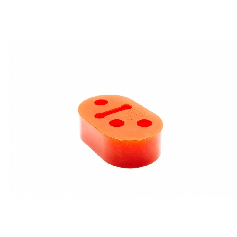 Turbo XS Universal 12mm Two Position Polyurethane Exhaust Hanger - Red - WS-PB-01-RED