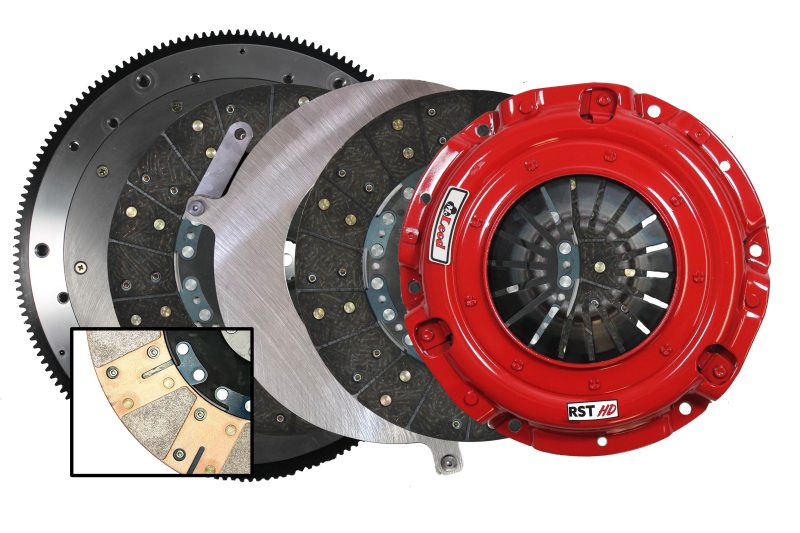 McLeod Racing RST HD Twin w/ Aluminum Flywheel - 15-17 Chevrolet SS Sedan LS3 6 Bolt Crank - 168T - 6306607MD