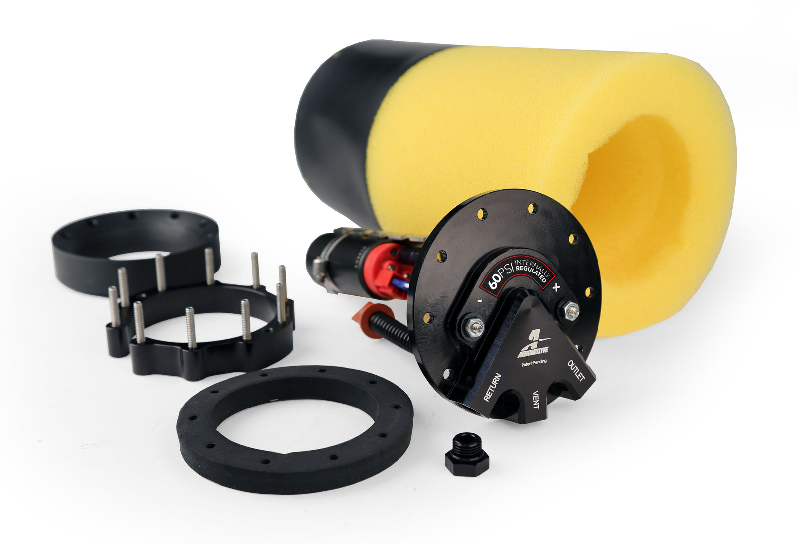 Aeromotive Fuel Pump - Universal - EFI Returnless Phantom - 60psi - 6-10in Depth - 18329
