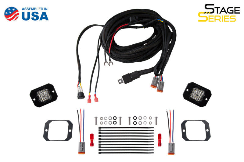 Diode Dynamics Stage Series Flush Mount Reverse Light Kit C1 Sport - DD7146 by Diode Dynamics - angle view