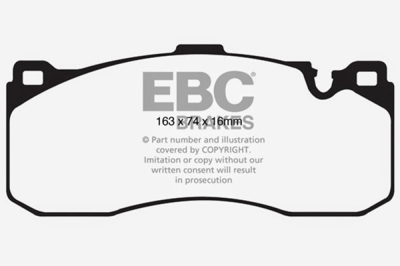 EBC 08-10 BMW 135 3.0 Twin Turbo Yellowstuff Front Brake Pads - DP41995R