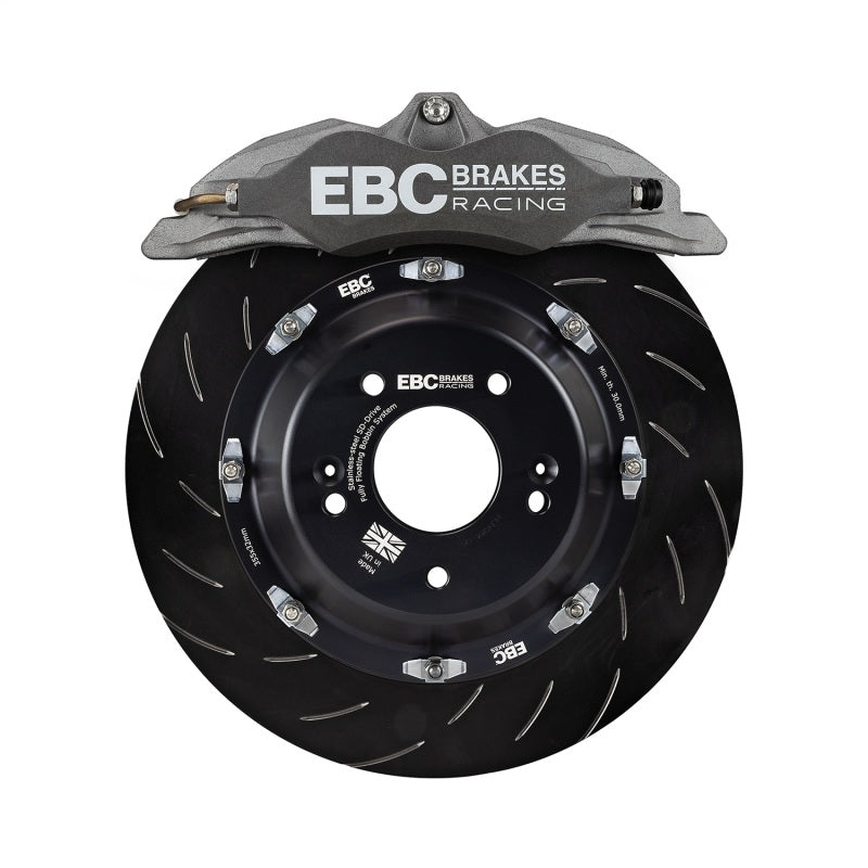 EBC Racing Universal Apollo-4 Race Spec Trailing Front Left Caliper (300mm Min 355mm Max Rotor) - BC4104R-L