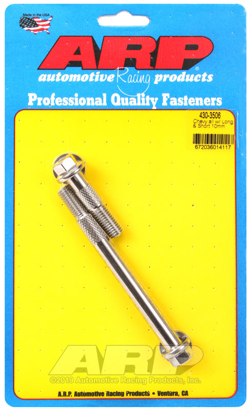 ARP GM M10 Hex SS 7.775 / 4.470in  Starter Bolt Kit - 430-3506