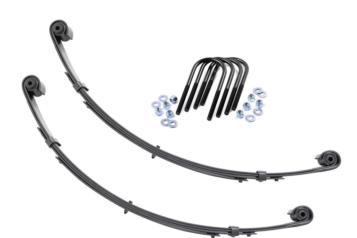 Front Leaf Springs | Military Wrap | 4&quot; Lift| Pair | Jeep Wrangler YJ (87-95)