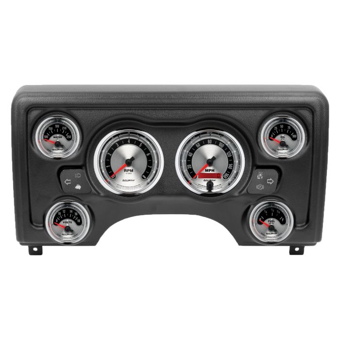 Autometer American Muscle Direct Fit Dash Kit 97-06 Jeep TJ (2 x 3-3/8in. / 4 x 2-1/16in.) - 90011-01