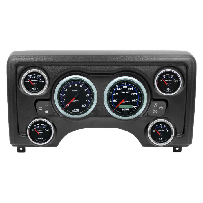 Autometer Cobalt Direct Fit Dash Kit 97-06 Jeep TJ (2 x 3-3/8in. / 4 x 2-1/16in.) - 90011-05