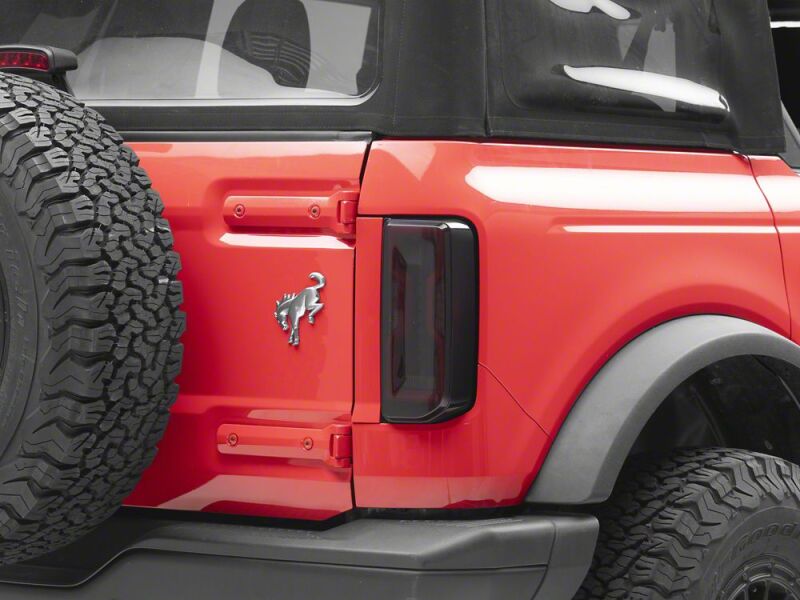 Raxiom 21-26 Ford Bronco Axial Series LED Tail Lights- Black Housing- Smoked Lens - FB37114 - close-up view 6