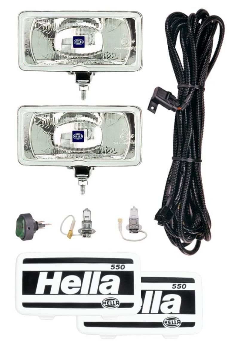 Hella 550 Series 12V/55W Halogen Driving Lamp Kit - 005700691
