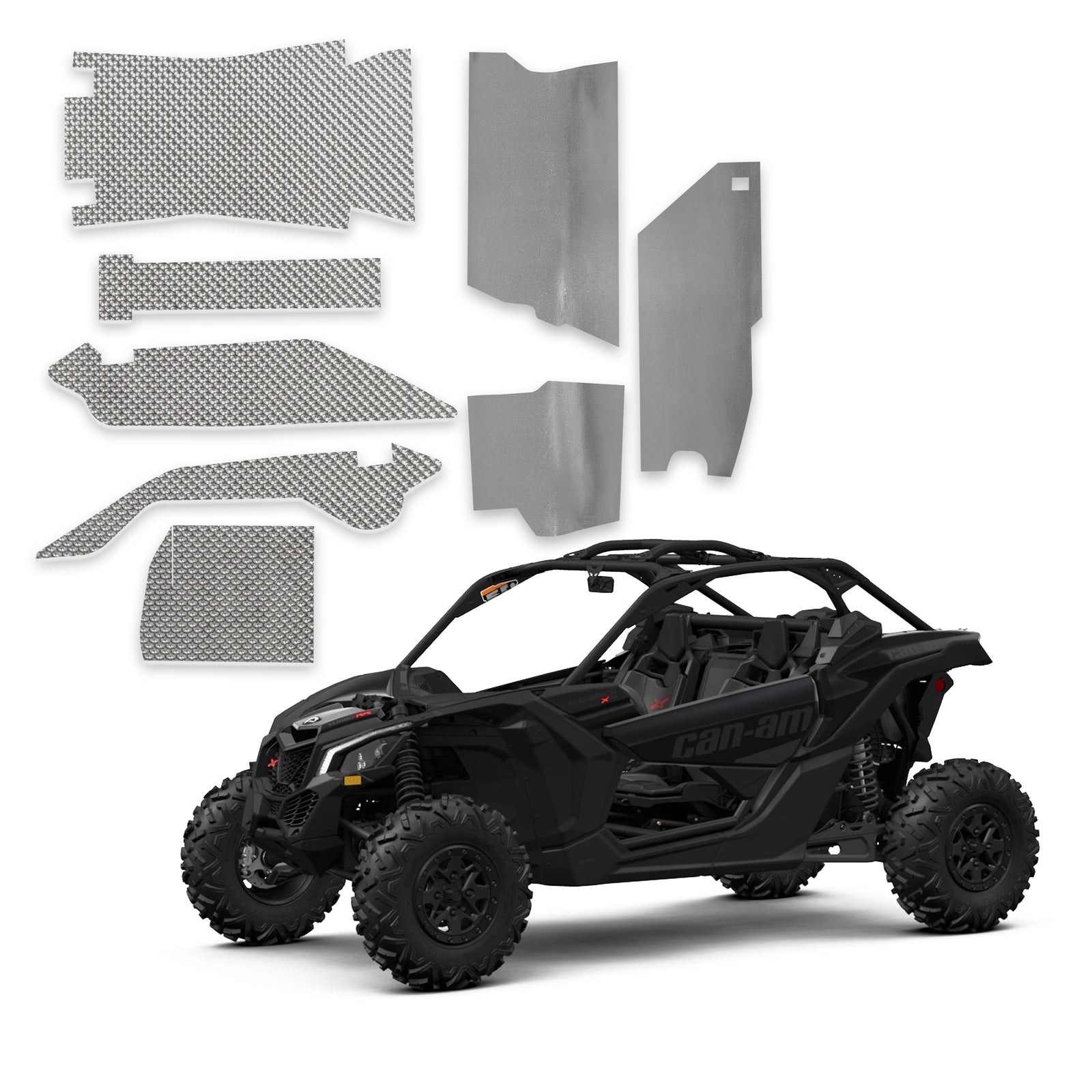 DEI 17-20 Can-Am Maverick X3 (2-Seater) Heat Control Kit - 902404 by DEI - front view