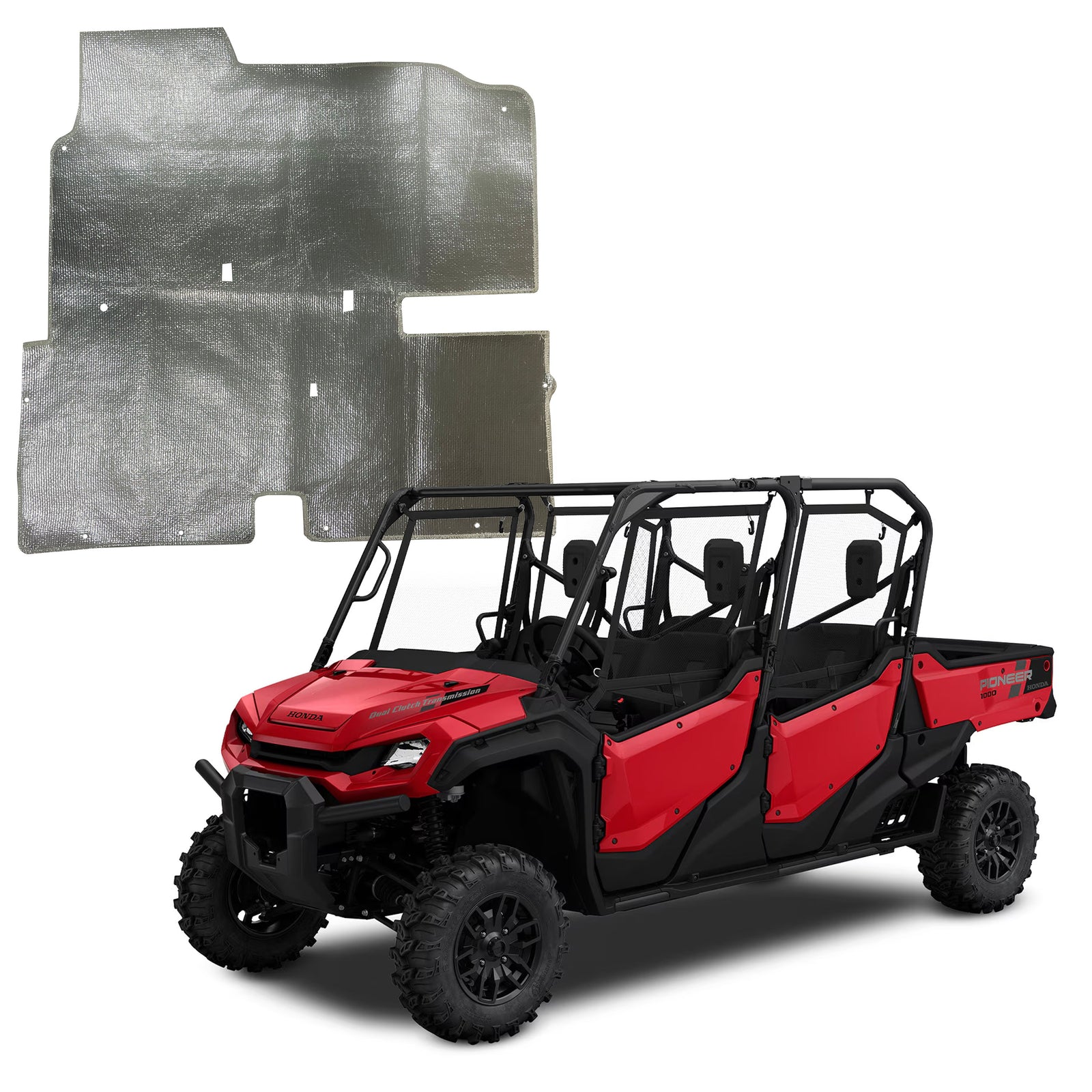 DEI 22-24 Honda Pioneer 1000-3/1000-5/1000-6 Under Seat Heat Shield Kit - 902409 for 2022-2024 Honda SXS1000M5 Pioneer 1000-5