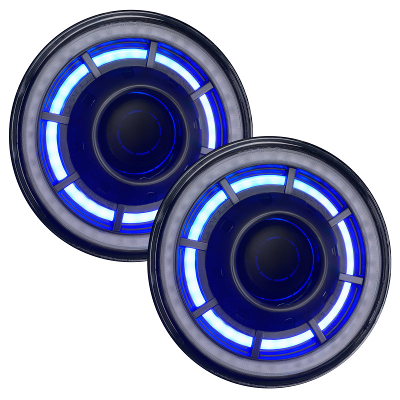 ORACLE Lighting 0718 Jeep Wrangler JK Oculus 7in ColorSHIFT BiLED Projector Headlights SEE WARRANTY - 5876-334
