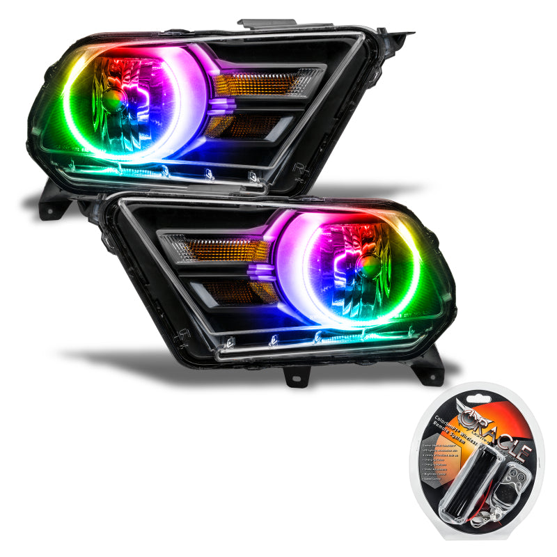 Oracle 10-14 Ford Mustang HL (Non-HID) - ColorSHIFT SEE WARRANTY - 7050-330