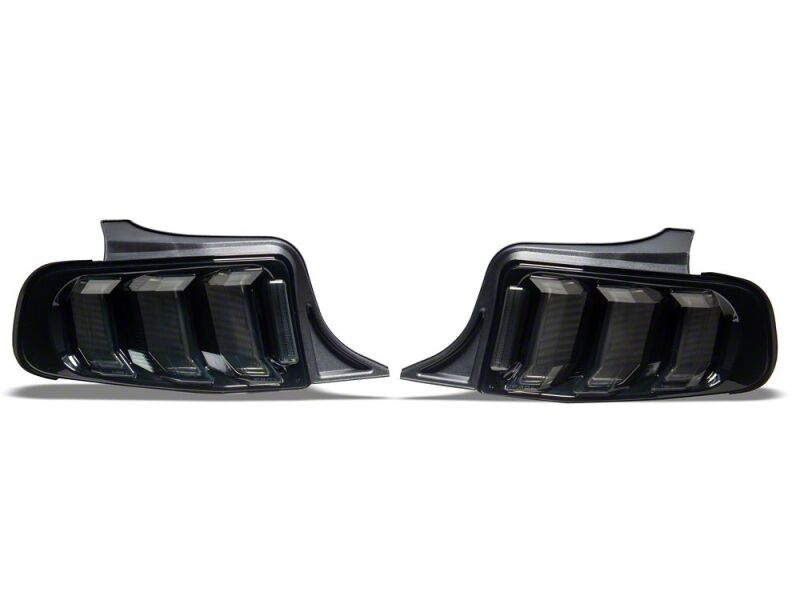 Raxiom 13-14 Ford Mustang CXR Series LED Tail Lights- Black Housing- Smoked Lens - 441705 - close-up view 6