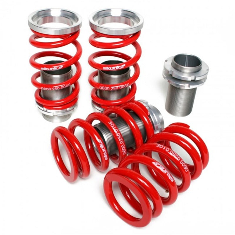 Skunk2 01-05 Honda Civic (EX Only) Coilover Sleeve Kit (Set of 4) - 517-05-1710 for 2001-2005 Honda Civic - angle view