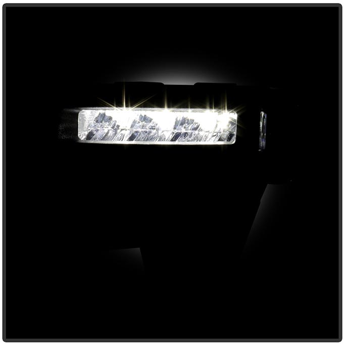 Spyder 20-22 Ford F250/F350 Super Duty OEM Full LED Fog Lights W/ Switch - Clear - 9051135