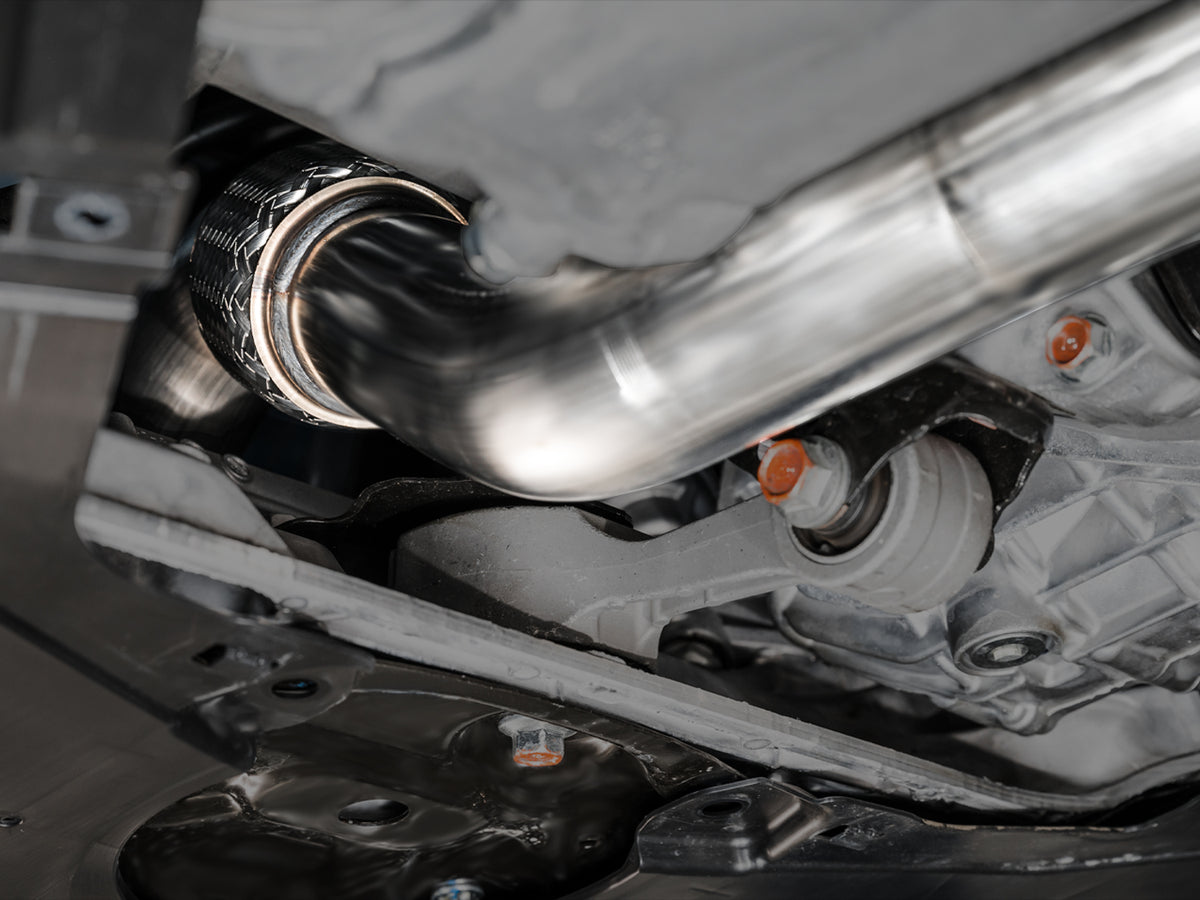 AWE Tuning 2023 Honda Civic Type R FL5 Track Edition Exhaust w/ Triple Diamond Black Tips - 3020-53287