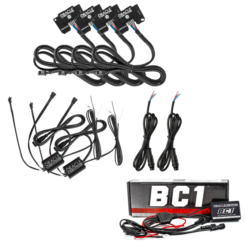 Oracle Jeep Wrangler JL/Gladiator JT RGB+W Headlight DRL Kit - w/ BC1 Controller SEE WARRANTY - 1346-335