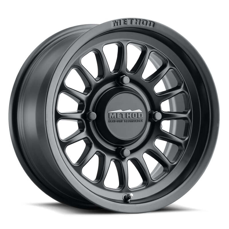 Method MR411 Bead Grip 15x7.0 +38mm Offset 6x139.7 BP 78.30mm CB Matte Black Wheel - MR41157060552
