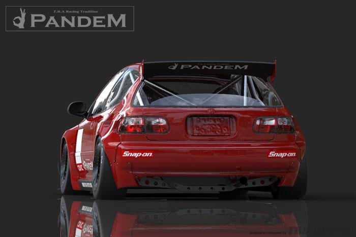 GReddy 92-95 Honda Civic EG Hatchback Pandem Rocket Bunny Side Skirts - 17050113