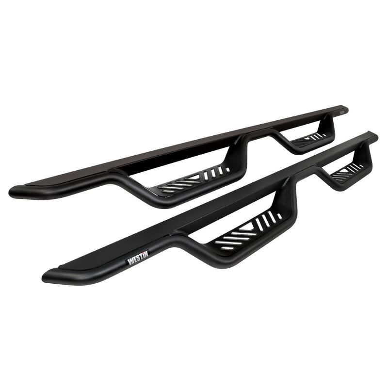 Westin 15-26/17-26 Ford F-150/F-250/F-350/F-450 SuperCab Outlaw Drop Nerf Step Bars Tex Black - 20-13935