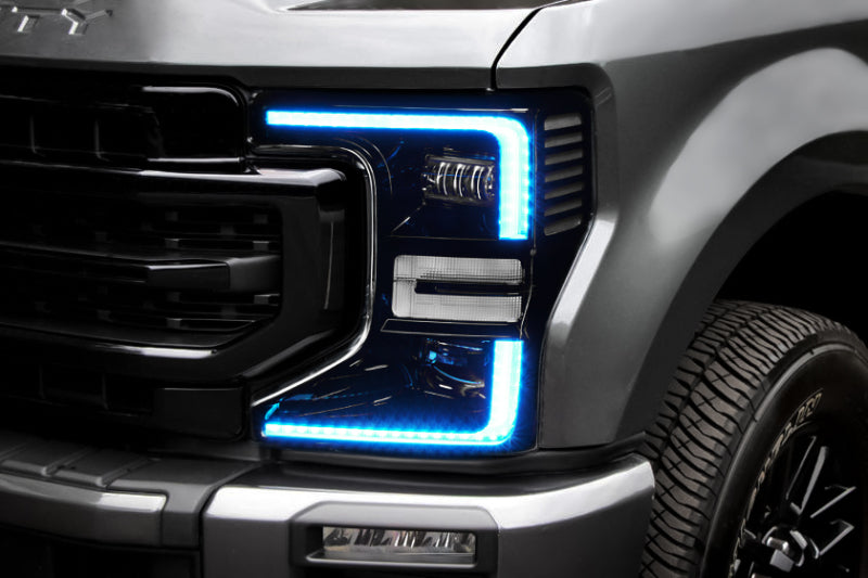 Oracle 2022 Ford F250/350 Super Duty Dynamic ColorSHIFT Headlight DRL Kit w/Switchback SEE WARRANTY - 1449-332