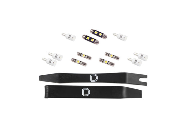Diode Dynamics 94-04 d Mustang Interior LED Kit Cool White Stage 1 - DD0605 for 2004 Ford Mustang - front view