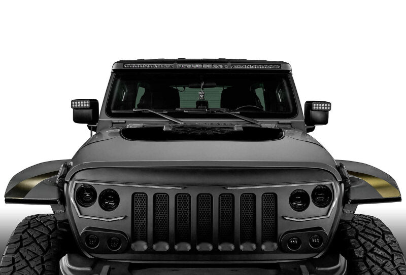 Oracle Jeep Wrangler JL/Gladiator JT Integrated Windhsiled LED Light Bar System - 5917-023