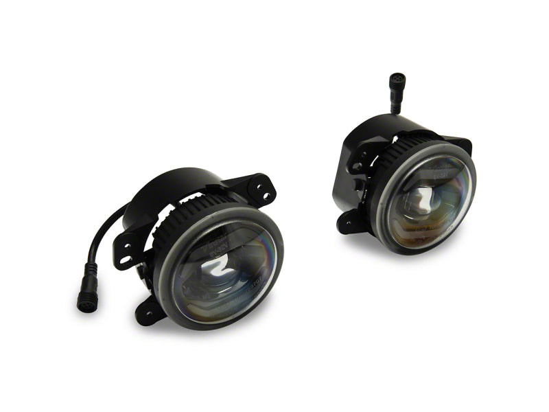 Raxiom 10-23 Jeep Wrangler JK &amp; JL Axial Series LED DRL Fog Lights - J127019