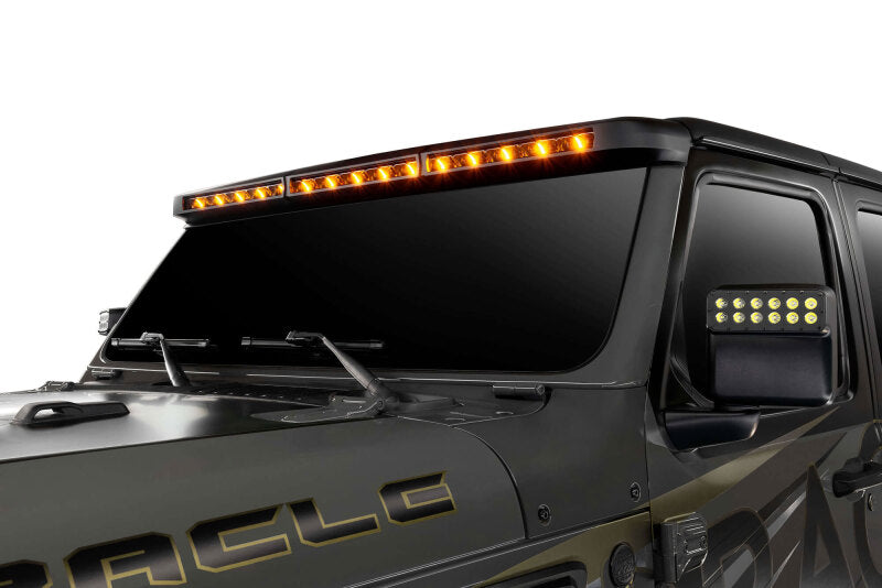 Oracle Jeep Wrangler JL/Gladiator JT Integrated Windhsiled LED Light Bar System - 5917-023