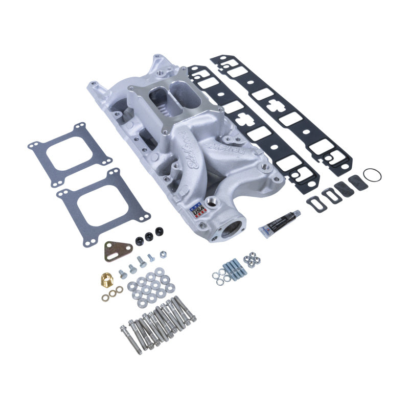 Edelbrock Small Block Ford RPM Air-Gap Manifold & Install Kit - 7521-KIT