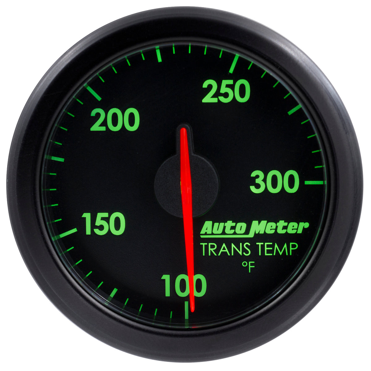 Autometer Airdrive 2-1/6in Trans Temperature Gauge 100-300 Degrees F - Black - 9157-T