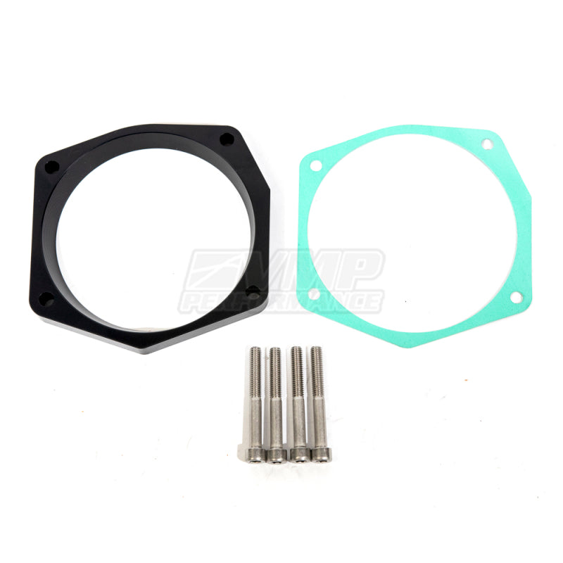 VMP Performance 105mm Throttle Body Adapter Plate Kit - Black Anodized - VMP-INA023
