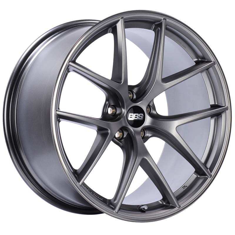 BBS CI-R 20x10 5x112 ET25 Platinum Silver Polished Rim Protector Wheel -82mm PFS/Clip Required - CI0501PSPO